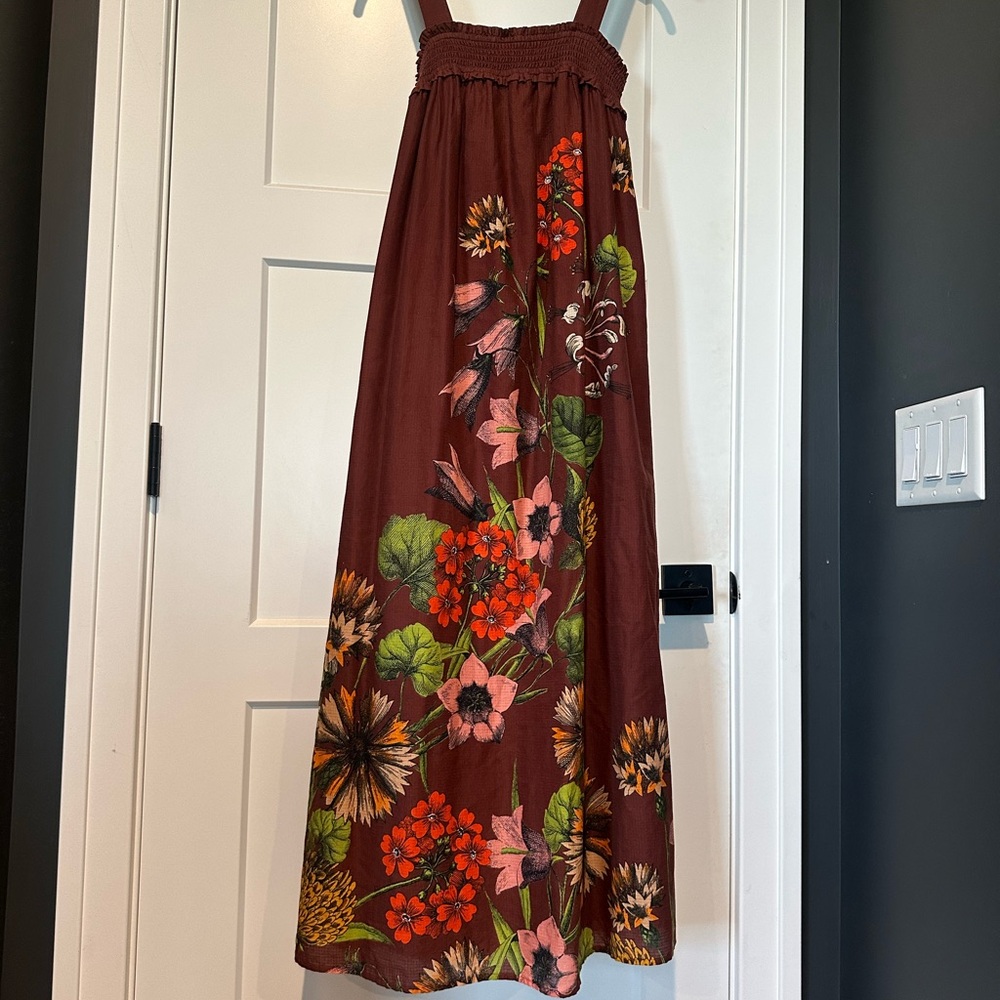Maeve Anthropologie Beaujardin EUC Multicolor Floral Maxi Dress - Picture 7 of 8